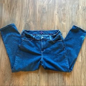 Not Your Daughters Jeans Embroidered Ankle, Size16